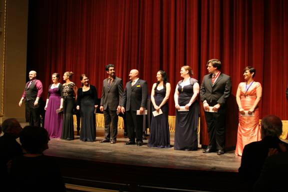The ten Finalists of the eight  IRENE DALIS Vocal Competition
