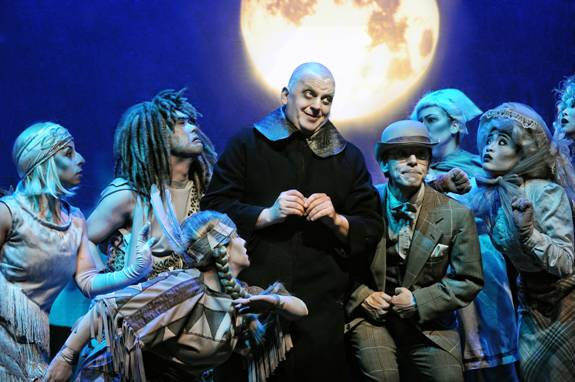 JOEY MCDANIEL as Fester (center) surrounded by his ancestors