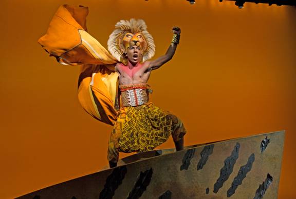 Aaron Nelson as Adult “Simba” from the LION