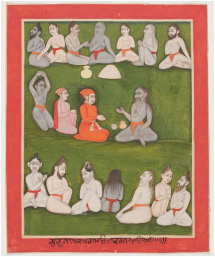 Guru NANAK (CR) with Muslim clerics 
